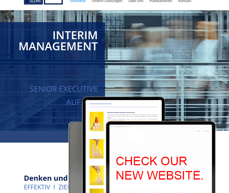 Neuer Online-Aufritt – www.sigema.ch